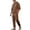 Brown@GC@, variant on CONZONE Mens Sweatsuit 2 Peice Set Casual Track Suit for Men Solid Color Long Sleeve Hoodies Sweatpants Cozy Fall Winter Athletic Jogging Outfits