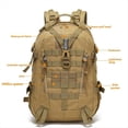 thumbnail image 5 of Mochila de 40 L para Exteriores, para Hombre, para Acampar, Viajar, Escalar, Táctica, para Hombro, para Pescar (A), 5 of 5