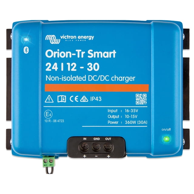 Cargador de baterías Victron Energy Orion-Tr Smart 24 V-12 V 30 A