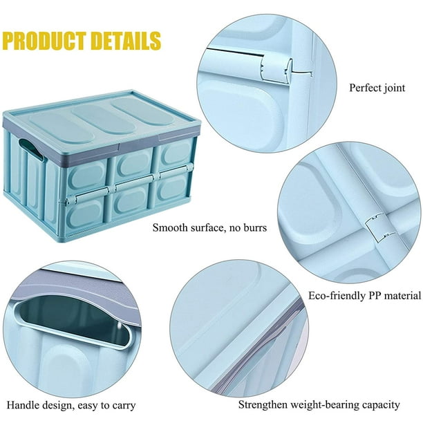 30L Car Storage Box Collapsible Container Bag Car Organizer Stowing  Portable New