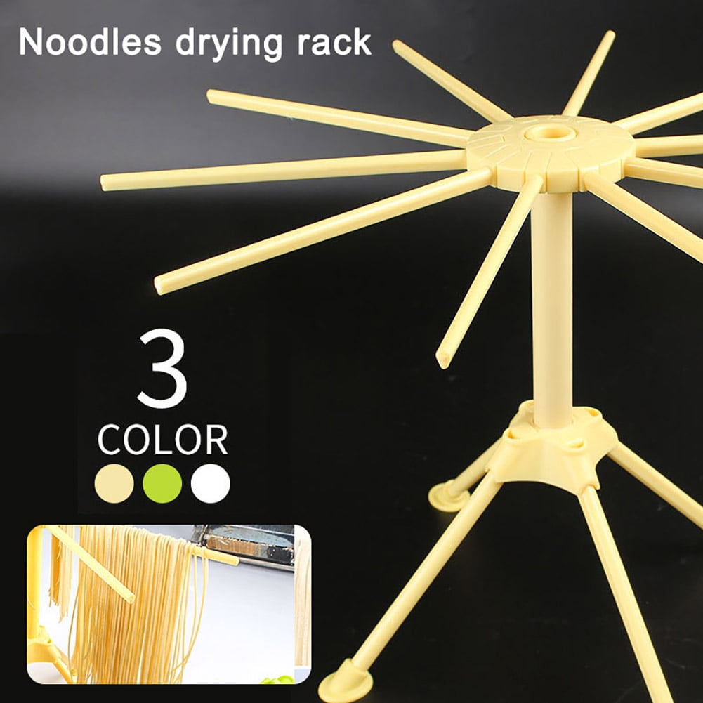 Cheers Kitchen Collapsible Spaghetti Pasta Noodles Drying Rack with 10