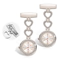 thumbnail image 3 of tredstone 2piece Functional Doctor S Pendant Pocket Watch Easy To Read And Quartz Movement White 1Set, 3 of 6