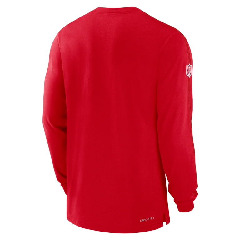 Men's Nike Red Kansas City Chiefs Sideline Player Performance Long