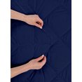 thumbnail image 3 of Microfiber Down Alternative Comforter, Brushed Super Soft and Breathable Blanket Square Quilted Bedding with Solid Colors Decoration for Master Guest Bedroom, 68" x 90", Blue, by Ambesonne, 3 of 4