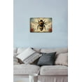 thumbnail image 4 of Bee Retro Aluminum Sign 12"x16" Metal Sign Bee Bedroom Wall Decor Boho Office Decor Tin Garden Signs for Cafes Club Pub Man Cave Wall Sign Bee Gifts, 4 of 6