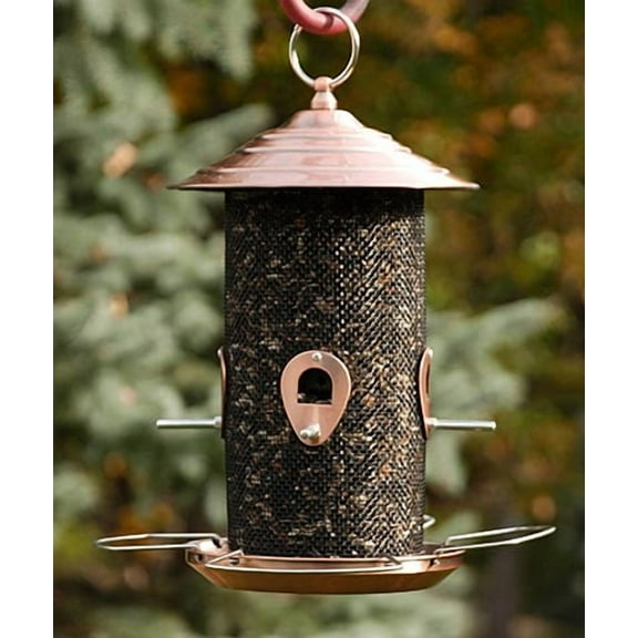 Woodlink Copper Mixed Seed Mesh Bird Feeder