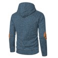 thumbnail image 5 of Nmnitkp Sweatshirts for Men Hoodies Pullover Graphic Hoodie Long Sleeve Casual Sweatshirts with Pocket Blue,S, 5 of 5