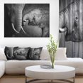 thumbnail image 3 of Design Art Éléphants Montrant L’Affection Art Sur Toile, 3 of 3