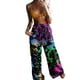thumbnail image 5 of Pantalones de Pijama Cómodos Para Mujer, Pantalones de Yoga de Pierna Ancha, Pantalones Sueltos Con Estampado Floral de Mariposa, Pantalones Casuales Para Correr Odeerbi ODB-6, 5 of 5