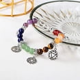 thumbnail image 3 of Pulseras curativas de 7 Chakras con piedras reales, pulsera de Chakra curativa de piedras preciosas, pulseras de meditación de Yoga para protección, curación energética, 3 of 5