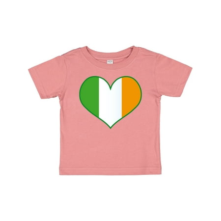 

Inktastic Irish Flag Heart St Patricks Gifts Gift Baby Boy or Baby Girl T-Shirt