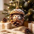 thumbnail image 5 of Kbndieu Forest Animal Christmas Acorn Ornaments, Woodland Animal Ornaments for Tree, Christmas Tree Hanging Decorations for Animal Lovers & Home Holiday Decor, 5 of 7