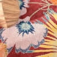 Nourison Allur Floral Red Multicolor 7'10" x 9'10" Area Rug, (8x10)