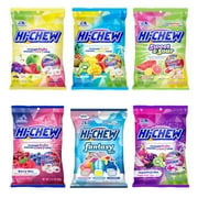 Variety Mix, Pack Of 6 Bags - 17 Flavor Assort - Unique Fun Soft & Chewy Taffy Candy - Immensely Juicy Fruit Flavors - Individually Wrapped For Sharing
