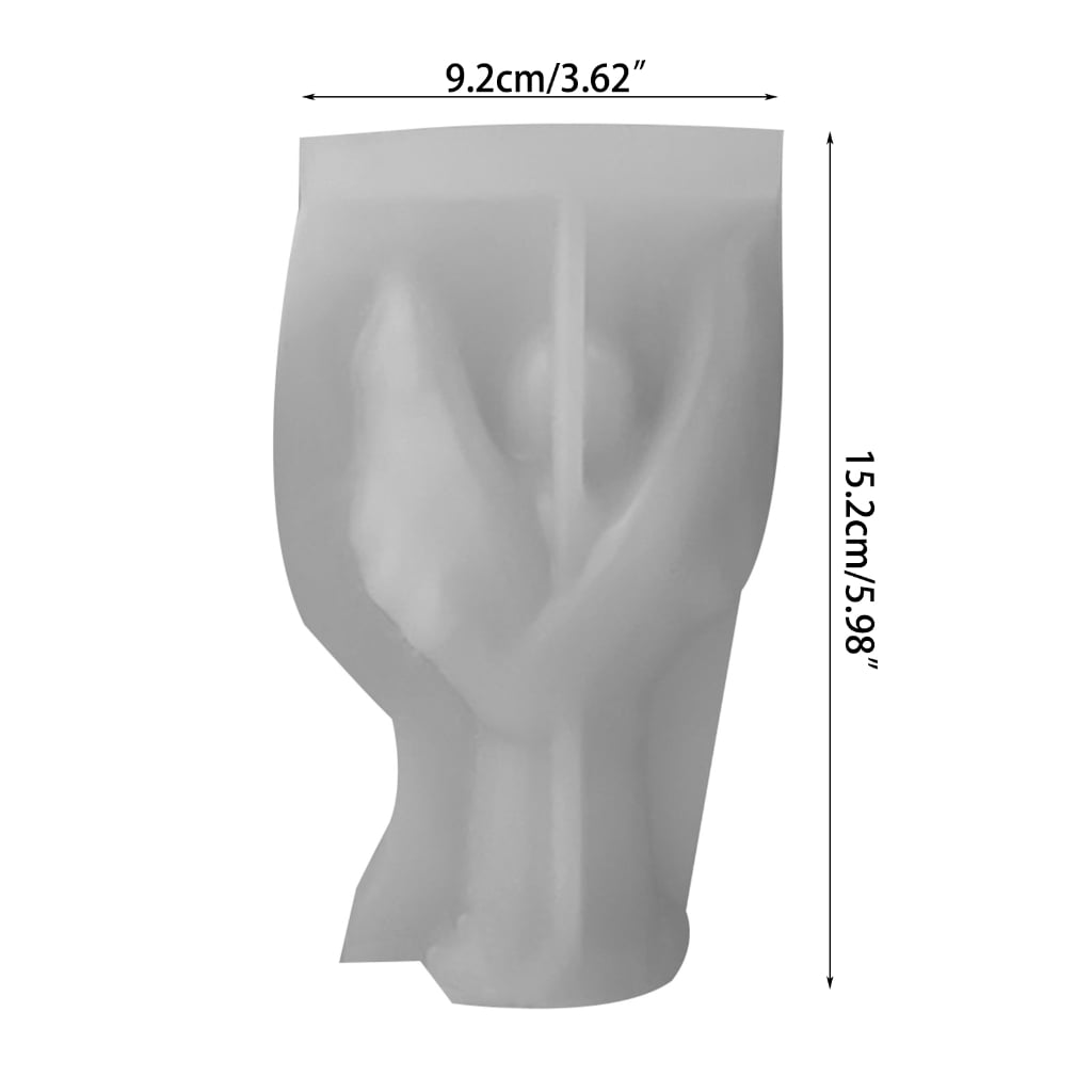 Oasiva Dark Goddess Candle Mold for Camdle Making