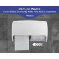 thumbnail image 6 of EnBath Toilet Paper Dispenser, Wall Mount, Holds 2 Standard Rolls, Commercial or Home, White, 6 of 10