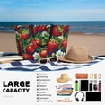 thumbnail image 5 of Fuzoiu Strawberry2 Print Waterproof Beach Tote Bag for Women Girls with Zipper,Sandproof Pool Swim Bag,Large Capacity Beach Travel Bag for Pool Swim Travel Everyday, 5 of 7