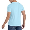 thumbnail image 5 of 50 Year Old Gift February 1971 Men'S Basic Short Sleeve T-Shirt Sky Blue 5x-Large, 5 of 5