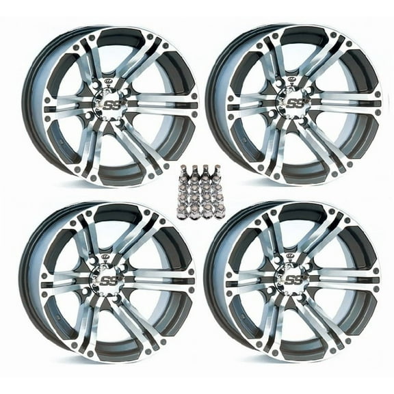ITP SS212 ATV Wheels/Rims Machined 14" Sportsman 550 850 1000