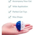thumbnail image 4 of 18-Pack Cat Toy Balls with Bells 1.58 Inch Plastic Kitten Chase Toy Jingle Bell Balls for Cat Indoor Training By PULMCheerger, 4 of 7