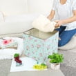 Storage Bin Cube Fabric Basket Organizer Box for Closet Floral 13 Inch