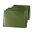 thumbnail image 1 of Lot de 4 Couverture d'Urgence Ultra Légère Réutilisable Couverture Thermique Mylar d'Urgence pour Camping en Plein Air Randonnée Survie, 4 * Couverture d'Urgence, Vert, 1 of 7