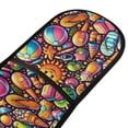thumbnail image 2 of Dailycode Double Sided Oven Mitt with Loop Heat Resistant Kitchen Long Potholders 7" x 35" Cartoon Ball Sun Fruits Slipper, 2 of 6