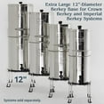 thumbnail image 4 of Berkey Stainless Steel Wire Stand with Non-Slip Rubber Feet, 6-Inch Raise, Fits Imperial & Crown Berkey Extra Large Gravity Water Filters, 4 of 4