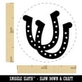 thumbnail image 2 of Double Horseshoe Lucky Rubber Stamp for Scrapbooking Crafting Stamping - Medium 1 Inch, 2 of 7