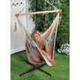 thumbnail image 2 of Bliss Hammocks Island Rope Hammock Chair w/ Spreader Bar - Blue, 60" L x 40" W, 2 of 3