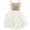 F205-Beige, variant on FYDUU Little Girls Halloween Dress Girls Party Dress Sleeveless Sequin Dress Pleated Princess Dresses Birthday Parties Fashion Clothes 8-10 Years
