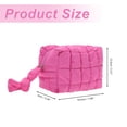 thumbnail image 5 of Unique Bargains Quilted Cosmetic Organizer for Women Rose Red, 5 of 7