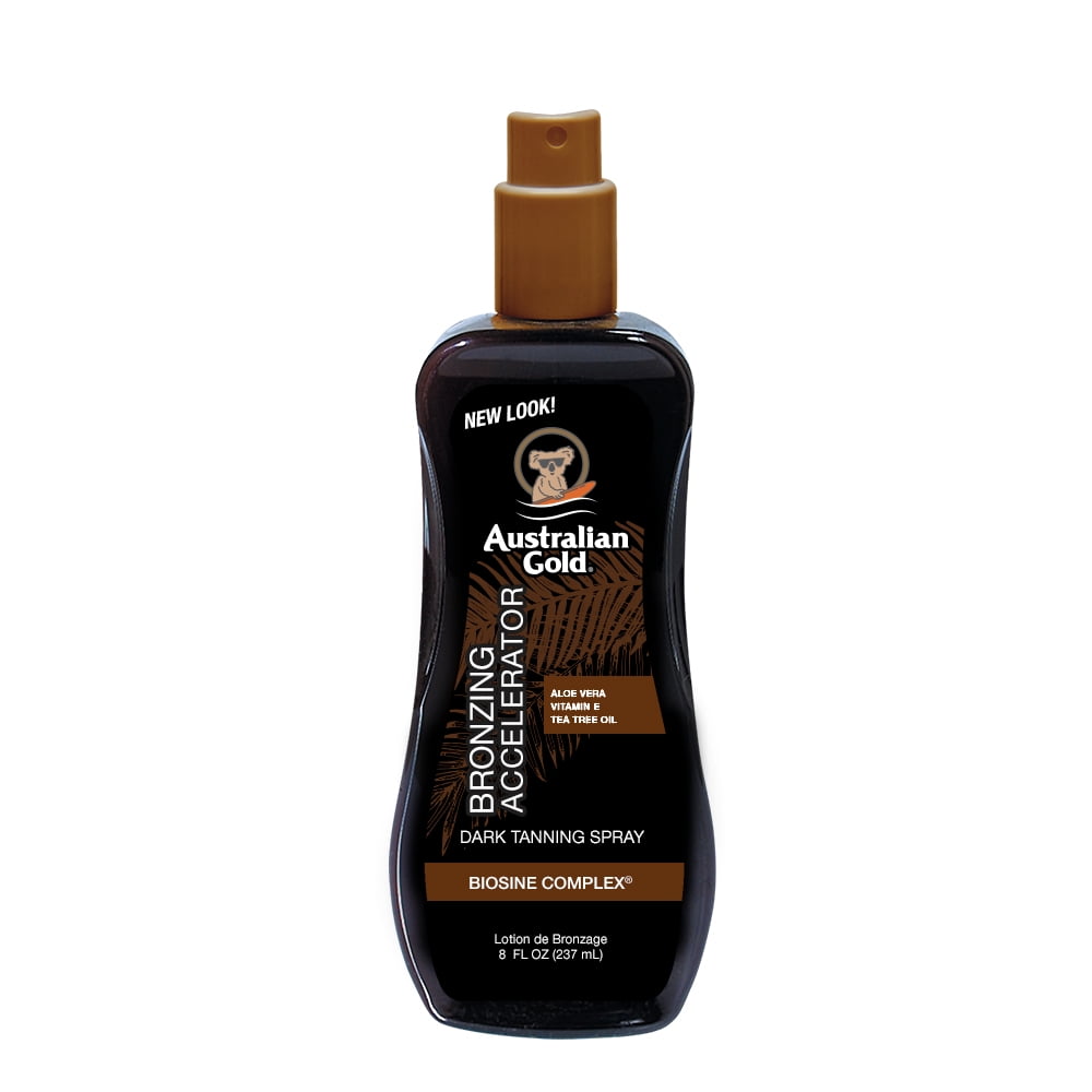 Australian Gold Tanning Accelerator Spray, 8 fl oz Tanning Gel - Walmart.com