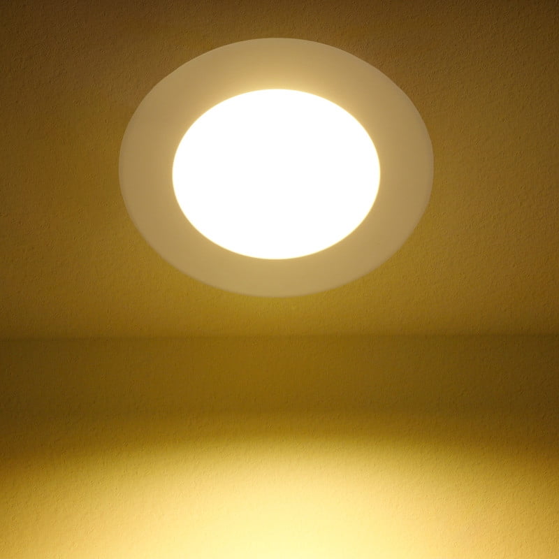 LNC 6 Inch Round LED Recessed Light,13.5W,5CCT,1125LM,Dimmable,Canless,ETL Listed,for Kitchen,Living Room,Bedroom