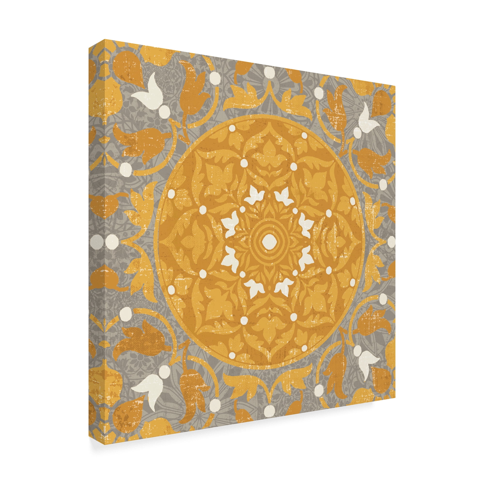 Trademark Fine Art 'Inspired India Yellow III' Canvas Art by Pela Studio