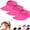 Pink, variant on Pink Sun Sports Visor 3pc Women's 50+ Sun Visor Hat Polyester,Spandex Beach Wide Brim Fashion Hat UV Protection Quick Dry Packable Summer Cap for Casual Sports One Size