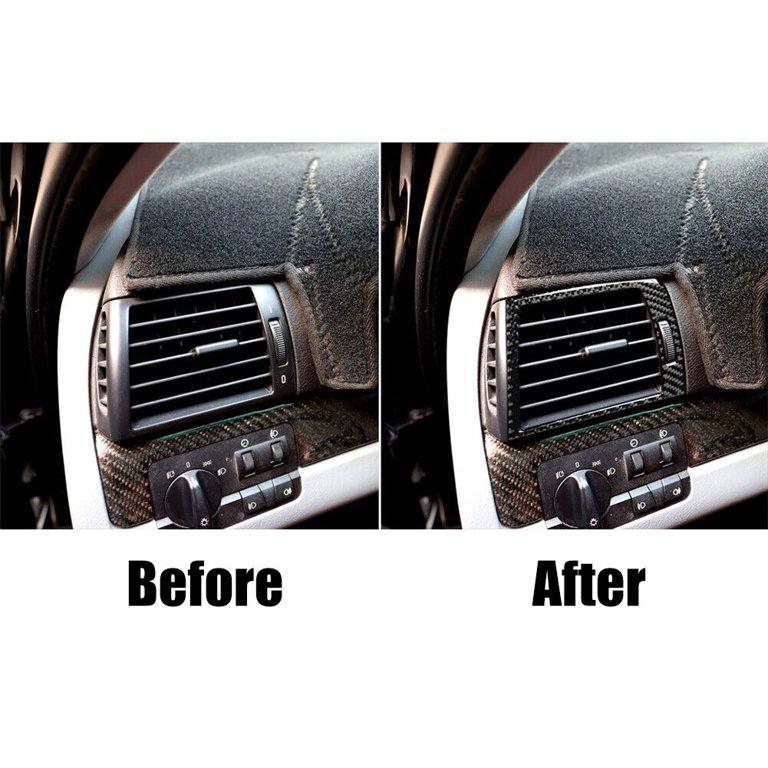 Carbon Fiber Center Air Vent Outlet Cover Trim for BMW 6 Series E63 E64 Carbon Fiber Center Air Vent Outlet Cover Trim for BMW 6 Series E63 E64