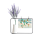 thumbnail image 1 of Deporte de invierno, esqui colorida ilustración Tarjeta de jarrón de lavanda artificial, 1 of 3