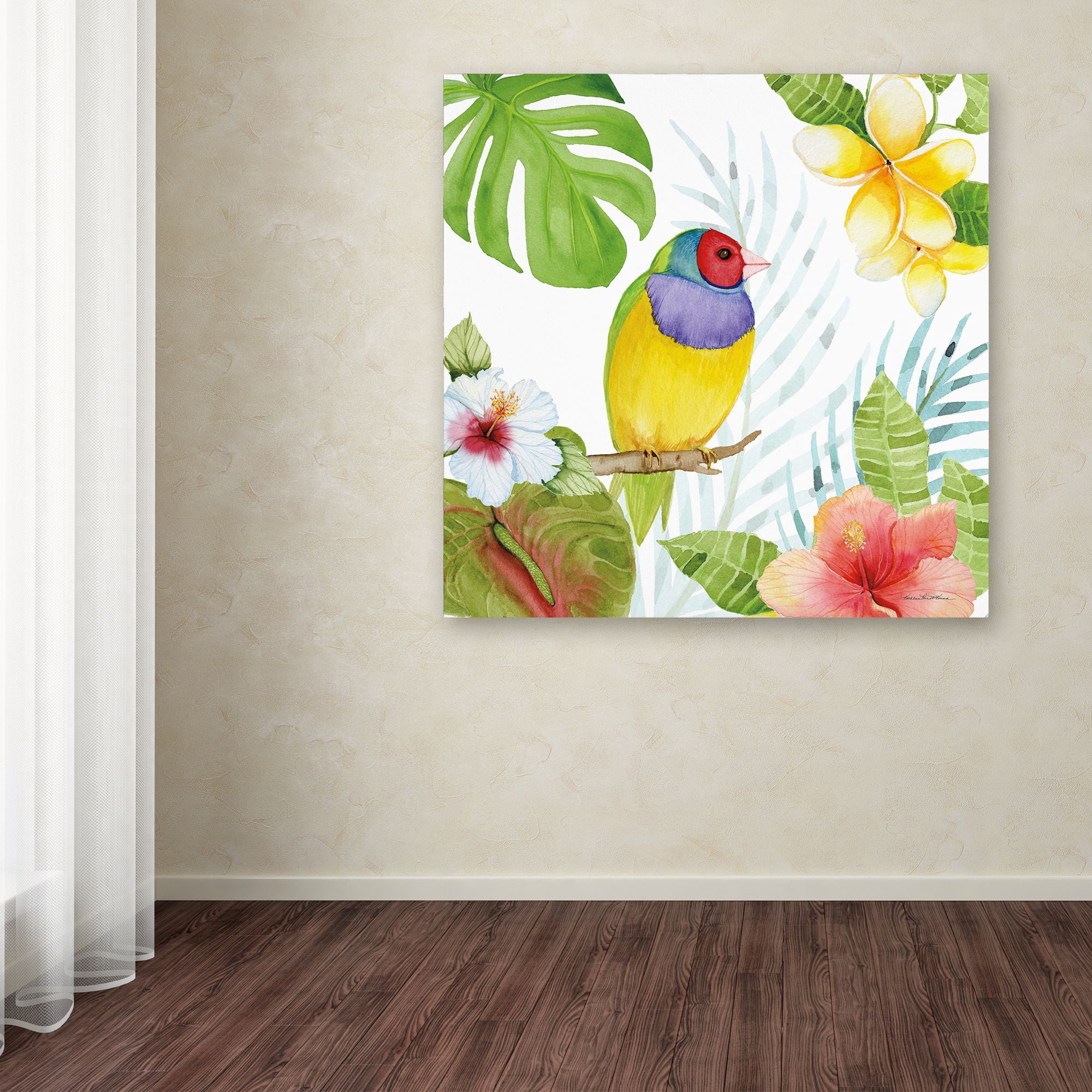 Trademark Fine Art 'Treasures of the Tropics V' Canvas Art by Kathleen Parr McKenna