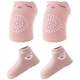 thumbnail image 1 of Rodilleras antideslizantes para gatear para bebés y calcetines antideslizantes para bebés Protector de rodilla para niños pequeños, 1 of 5