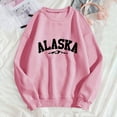 thumbnail image 4 of Women Sweatshirts Long Sleeve Sweatshirt for Women Pullover Sweatshirts for Women Pink Crewneck Winter Outfits for Women 2025 Trendy Women Clothing, 4 of 5