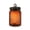 #2, variant on Autumn Glass Jars with Pumpkin Shape Lid,Vintage Embossed Thanksgiving Harvest Decor Food Storage Container for Kitchen Diningroom 3.74x6.77 Inch