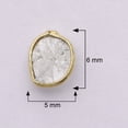 thumbnail image 4 of Mooneye 0.15 Ctw Natural Diamond Polki 925 Sterling Silver Gold Plated Women Gifts Studs Earrings, 4 of 6