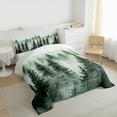 thumbnail image 4 of Manfei Rustic Pine Tree Queen Comforter Set, Rustic Nature Scenery Bedding Sets, Teens Adult Men Women Reversible Bedding Comforter Set, Luxury Bedroom Decor, 3 Pieces, 4 of 9
