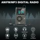 thumbnail image 2 of Mini Radio PortáTil de Bolsillo AM FM Radio Digital Receptor EstéReo BúSqueda AutomáTica de Canales Tarjeta TF Reproductor de MúSica MP3, 2 of 5