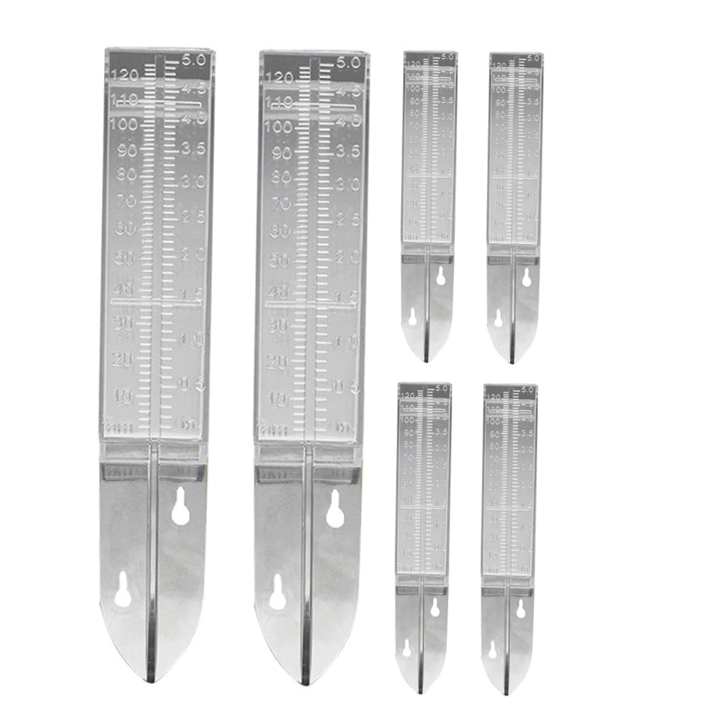 FOLOYORI Wind Gauge Transparent Plastic 6 Pcs