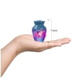 thumbnail image 3 of Dragon Purple Mini Urn For Human Ashes Adult Woman, Little Cremation Urns For Mom And Dad, Little Blue Keepsake Urns For Ashes Adult Male, 3 Inch, 3 of 7