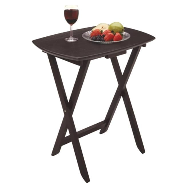 Winsome Wood 92149 Espresso Oversized TV Tray Pack of 4