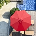thumbnail image 4 of Aqzb 200/270/300CM Umbrella Replacement Canopy UV Protection Outdoor Garden Patio Backyard Parasol Market Table Top Umbrella Replacement Fabric Cloth Cover _Clearance Replacement Canopy, 4 of 7