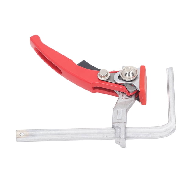 Abrazadera de mesa con trinquete almohadilla de ABS diseño compacto autoalineable abrazadera F de liberación rápida fuerte y estable de 120x60 mm para carpintería Anggrek Otros